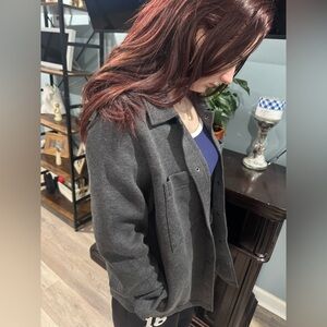 Banana Republic Charcoal Utility Jacket